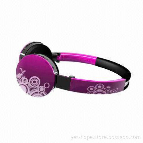 Sports Style Design Wireless Bluetooth Headphone with 3.7V Working Voltage and 30mA Current
